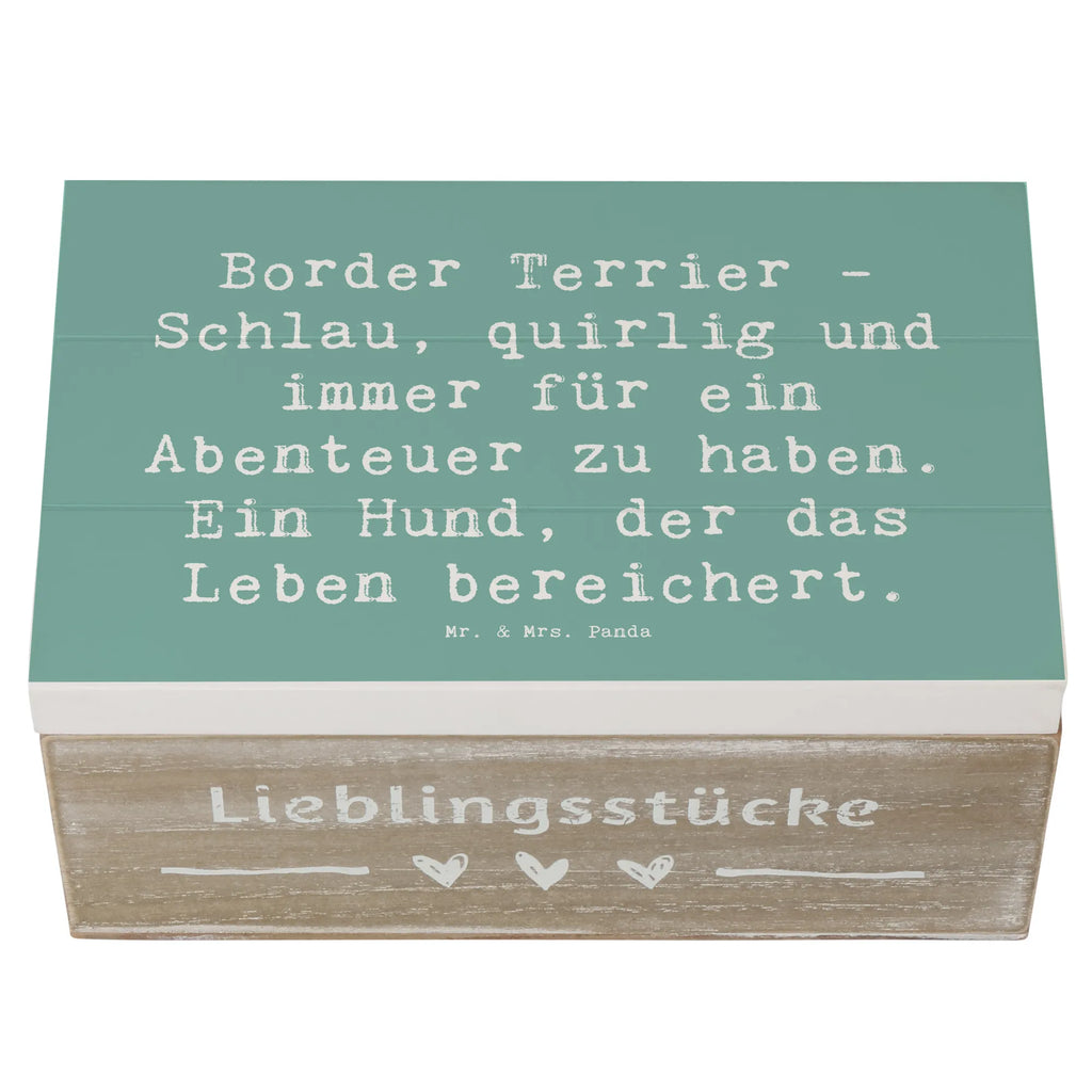 Holzkiste Spruch Border Terrier Abenteuer XXL, Dekokiste, Holzkiste, Aufbewahrungsbox, Erinnerungskiste, Truhe, Geschenkbox, Kiste, Schatzkiste, Erinnerungsbox, Schatulle, Geschenkdose, Hund, Hunderasse, Rassehund, Hundebesitzer, Geschenk, Tierfreund, Schenken, Welpe