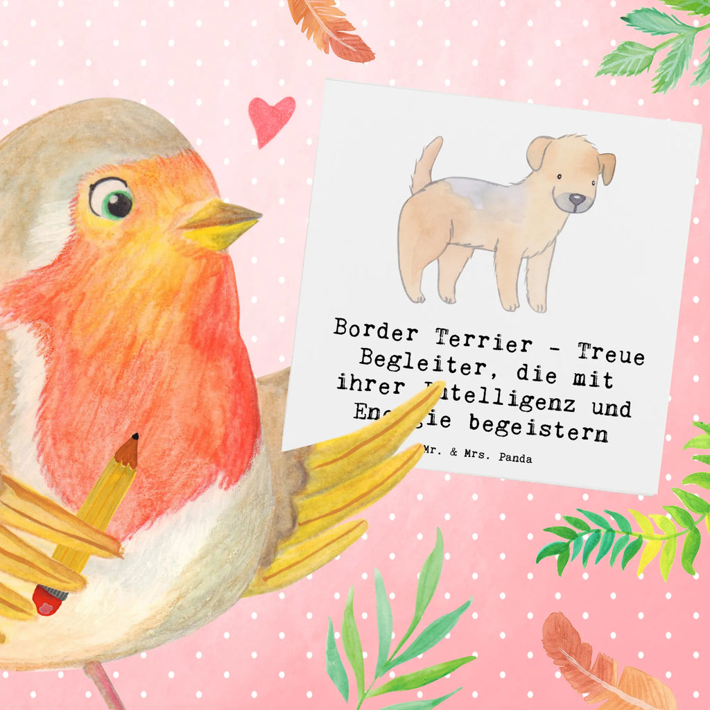 Deluxe Karte Border Terrier Freunde Klappkarte, Einladungskarte, Grußkarte, Karte, Glückwunschkarte, Hochzeitskarte, Hochwertige Klappkarte, Geburtstagskarte, Hochwertige Grußkarte, Hund, Hunderasse, Rassehund, Hundebesitzer, Geschenk, Tierfreund, Schenken, Welpe