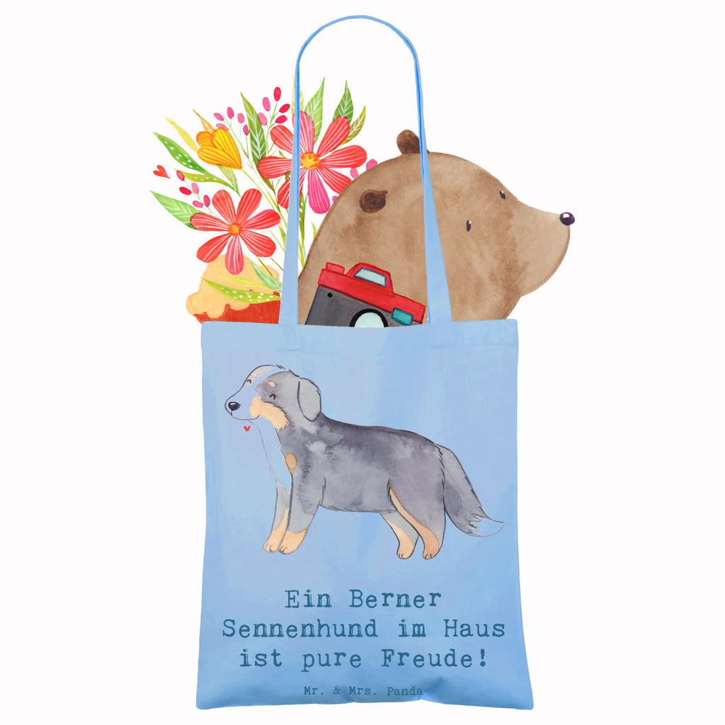 Tragetasche Berner Sennenhund Freude Jutebeutel, Beuteltasche, Strandtasche, Tasche, Schultertasche, Laptoptasche, Jutetasche, Shopper, Tragetasche, Badetasche, Stofftasche, Stoffbeutel, Einkaufstasche, Einkaufstüte, Umhängetasche, Beutel, Hund, Hunderasse, Rassehund, Hundebesitzer, Geschenk, Tierfreund, Schenken, Welpe