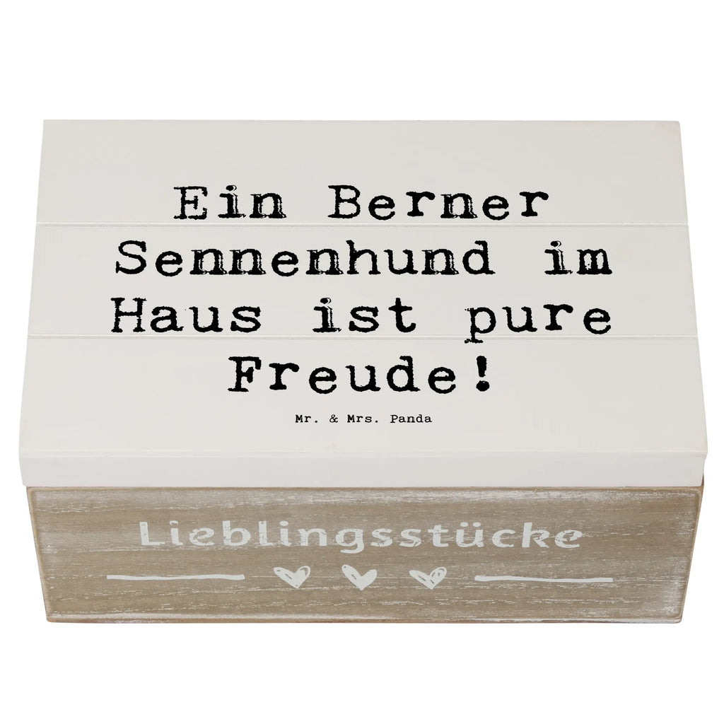 Holzkiste Spruch Berner Sennenhund Freude Erinnerungsbox, XXL, Geschenkbox, Truhe, Erinnerungskiste, Geschenkdose, Schatulle, Schatzkiste, Kiste, Dekokiste, Aufbewahrungsbox, Holzkiste, Hund, Hunderasse, Rassehund, Hundebesitzer, Geschenk, Tierfreund, Schenken, Welpe
