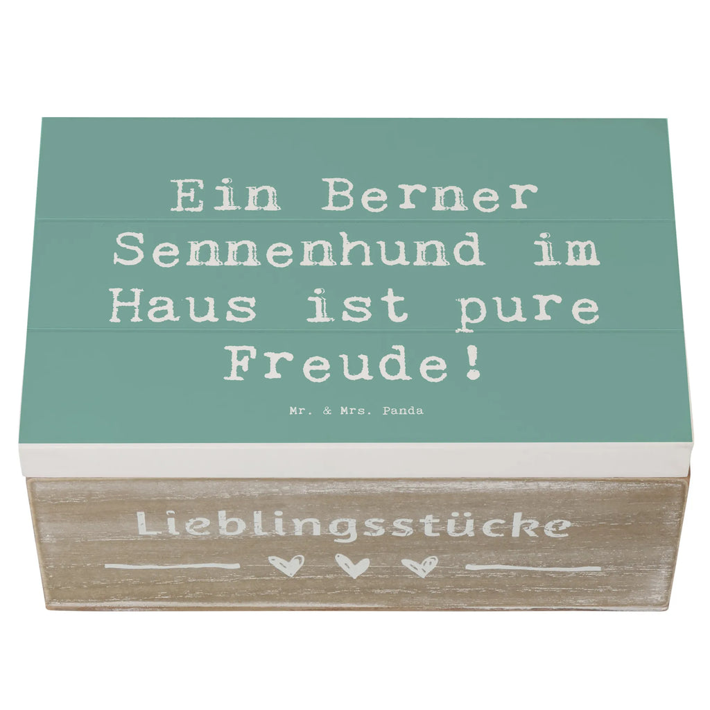 Holzkiste Spruch Berner Sennenhund Freude Erinnerungsbox, XXL, Geschenkbox, Truhe, Erinnerungskiste, Geschenkdose, Schatulle, Schatzkiste, Kiste, Dekokiste, Aufbewahrungsbox, Holzkiste, Hund, Hunderasse, Rassehund, Hundebesitzer, Geschenk, Tierfreund, Schenken, Welpe