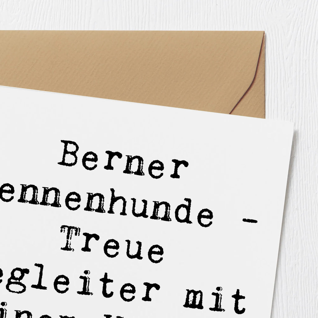 Deluxe Card Saying Berner Sennenhunde - Treue Begleiter mit einem Herzen aus Gold Hochzeitskarte, Klappkarte, Geburtstagskarte, Karte, Glückwunschkarte, Grußkarte, Einladungskarte, Hochwertige Grußkarte, Hochwertige Klappkarte, Hund, Hunderasse, Rassehund, Hundebesitzer, Geschenk, Tierfreund, Schenken, Welpe