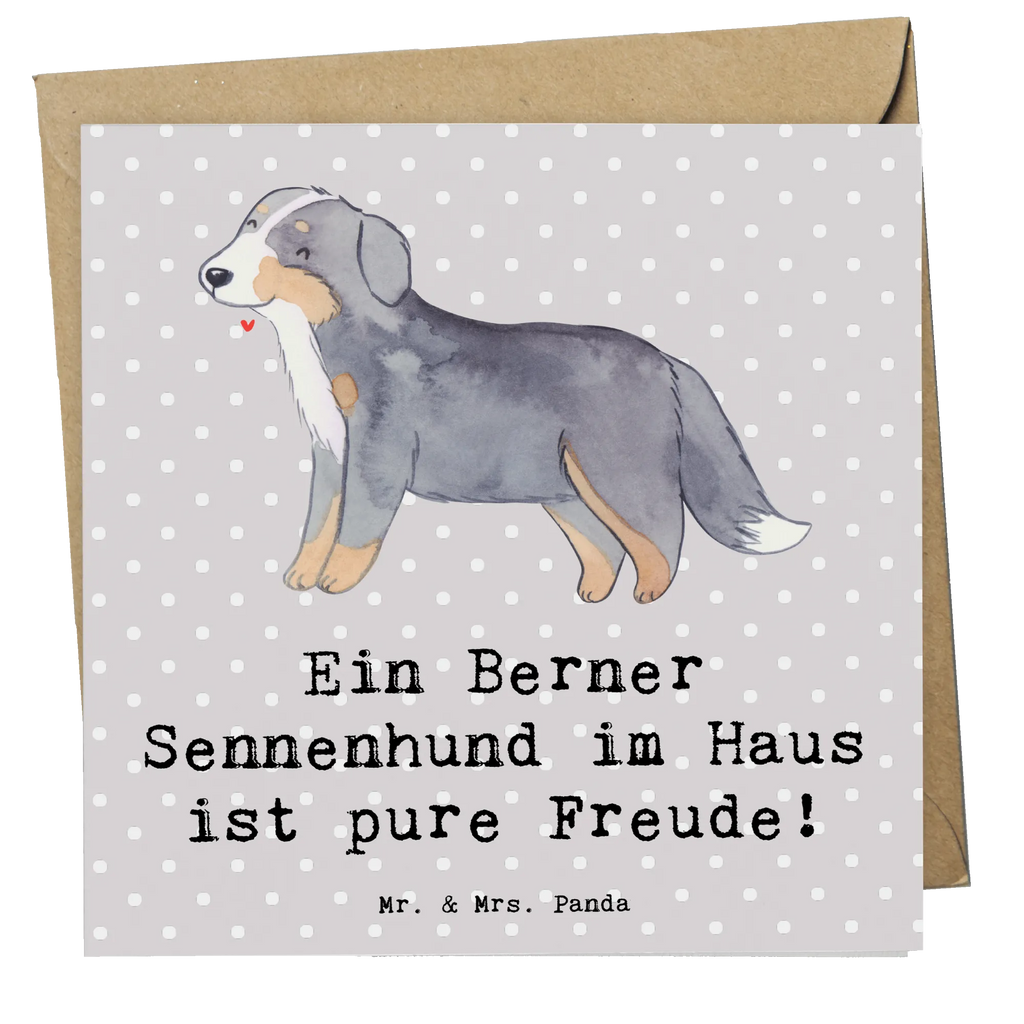 Deluxe Karte Berner Sennenhund Freude Karte, Grußkarte, Einladungskarte, Geburtstagskarte, Hochwertige Grußkarte, Glückwunschkarte, Hochwertige Klappkarte, Klappkarte, Hochzeitskarte, Hund, Hunderasse, Rassehund, Hundebesitzer, Geschenk, Tierfreund, Schenken, Welpe