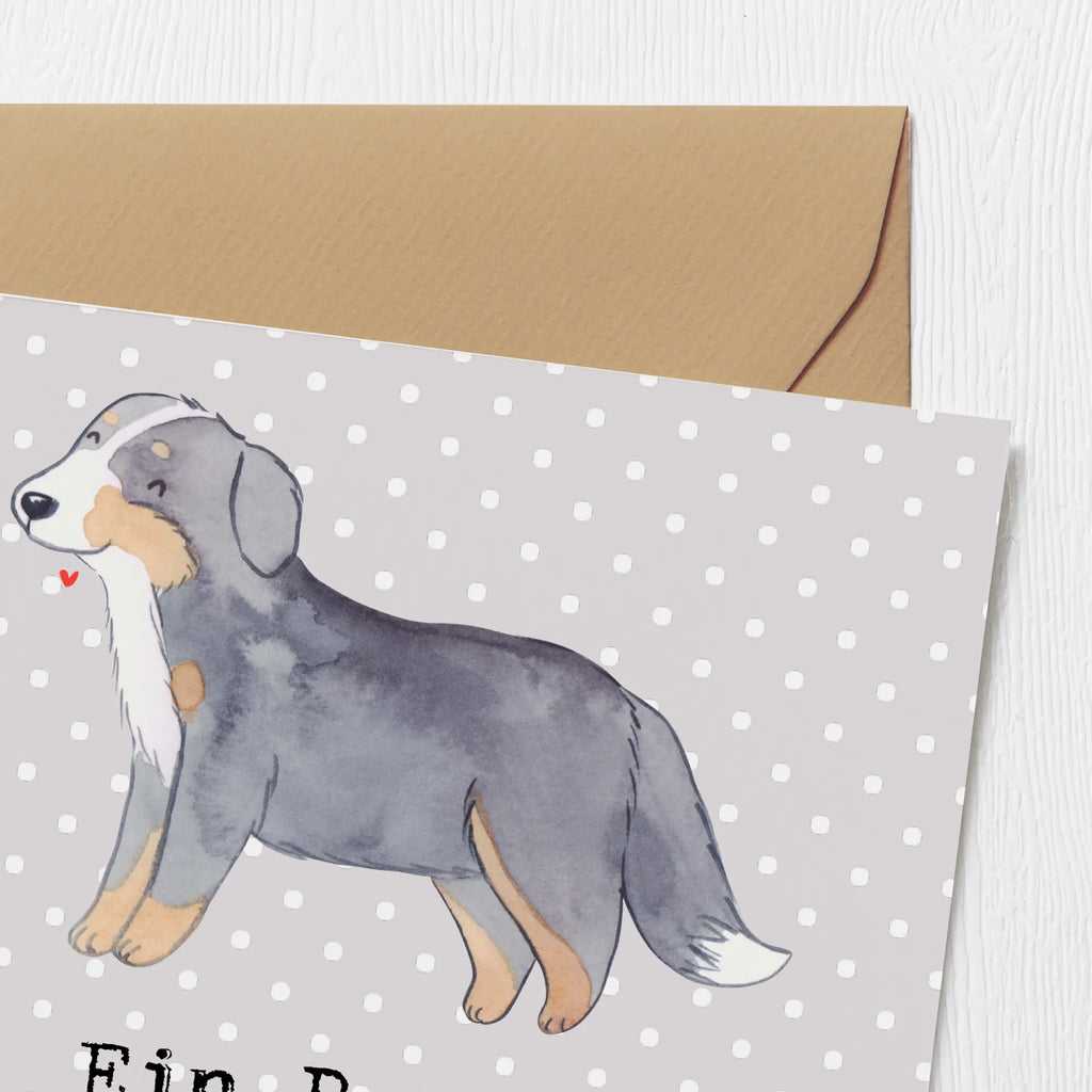 Deluxe Karte Berner Sennenhund Freude Karte, Grußkarte, Einladungskarte, Geburtstagskarte, Hochwertige Grußkarte, Glückwunschkarte, Hochwertige Klappkarte, Klappkarte, Hochzeitskarte, Hund, Hunderasse, Rassehund, Hundebesitzer, Geschenk, Tierfreund, Schenken, Welpe