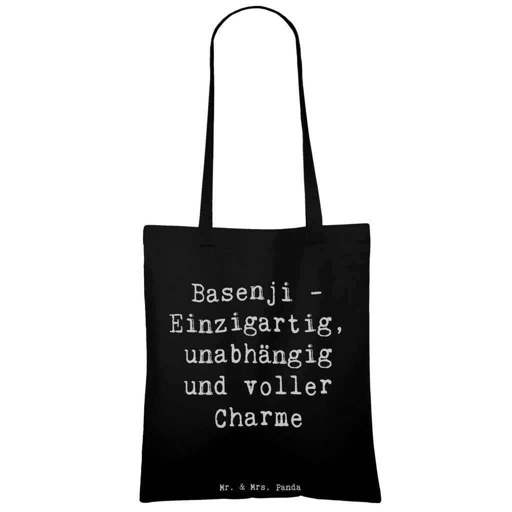 Tote bag Saying Basenji - Einzigartig, unabhängig und voller Charme Stoffbeutel, Beutel, Stofftasche, Einkaufstüte, Strandtasche, Tragetasche, Laptoptasche, Beuteltasche, Shopper, Umhängetasche, Jutebeutel, Tasche, Jutetasche, Einkaufstasche, Schultertasche, Badetasche, Hund, Hunderasse, Rassehund, Hundebesitzer, Geschenk, Tierfreund, Schenken, Welpe