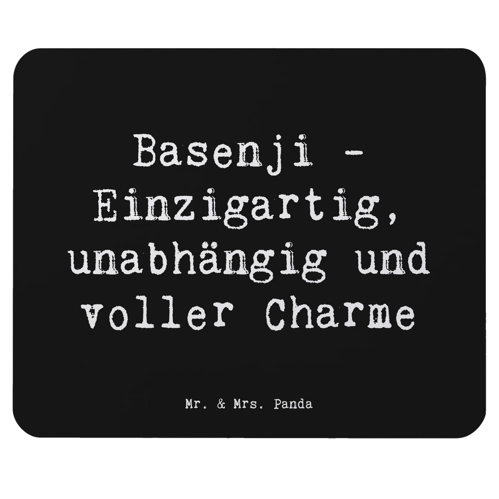 Mouse mat Saying Basenji - Einzigartig, unabhängig und voller Charme PC Zubehör, Arbeitszimmer, Mousepad, Designer Mauspad, Computer zubehör, Büroausstattung, Mauspad, Mausunterlage, Einzigartiges Mauspad, Mauspad Büro, Hund, Hunderasse, Rassehund, Hundebesitzer, Geschenk, Tierfreund, Schenken, Welpe