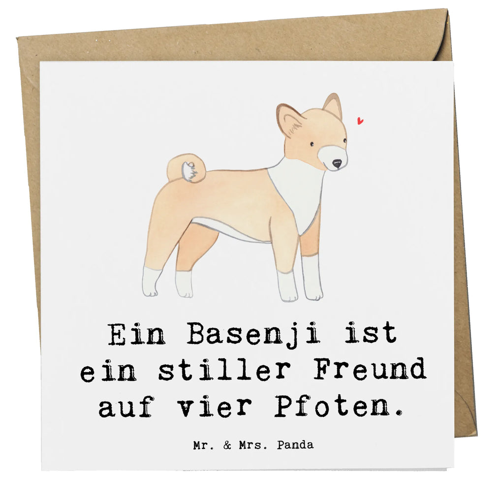 Deluxe Card Ein Basenji ist ein stiller Freund auf vier Pfoten. Einladungskarte, Geburtstagskarte, Hochzeitskarte, Hochwertige Klappkarte, Hochwertige Grußkarte, Grußkarte, Glückwunschkarte, Karte, Klappkarte, Hund, Hunderasse, Rassehund, Hundebesitzer, Geschenk, Tierfreund, Schenken, Welpe