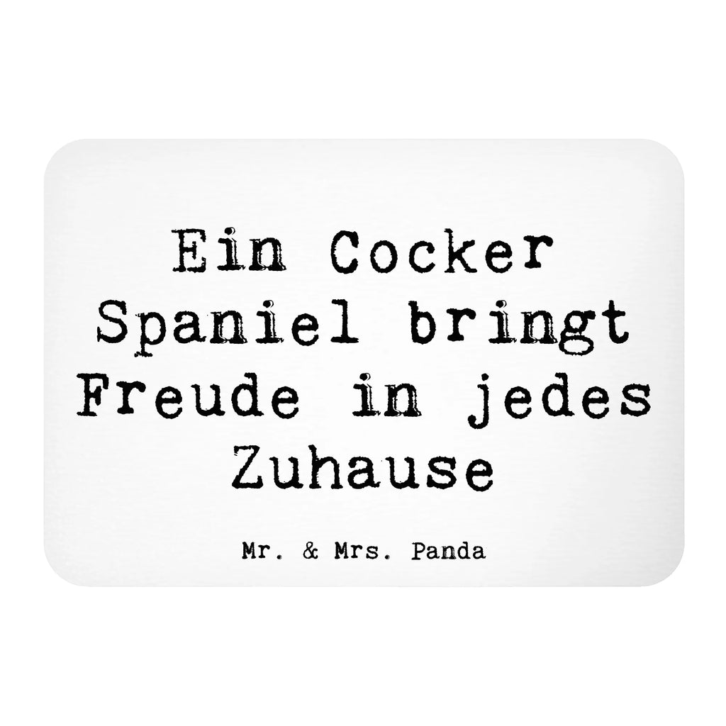 Magnet Saying Ein Cocker Spaniel bringt Freude in jedes Zuhause Souvenir Magnet, Notiz Magnet, Dekomagnet, Pinnwandmagnet, Whiteboard Magnet, Motivmagnete, Kühlschrank Dekoration, Kühlschrankmagnet, Hund, Hunderasse, Rassehund, Hundebesitzer, Geschenk, Tierfreund, Schenken, Welpe