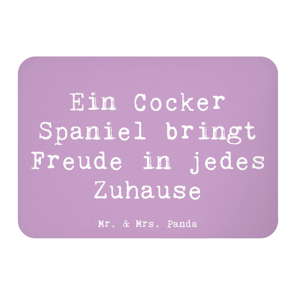 Magnet Saying Ein Cocker Spaniel bringt Freude in jedes Zuhause Souvenir Magnet, Notiz Magnet, Dekomagnet, Pinnwandmagnet, Whiteboard Magnet, Motivmagnete, Kühlschrank Dekoration, Kühlschrankmagnet, Hund, Hunderasse, Rassehund, Hundebesitzer, Geschenk, Tierfreund, Schenken, Welpe