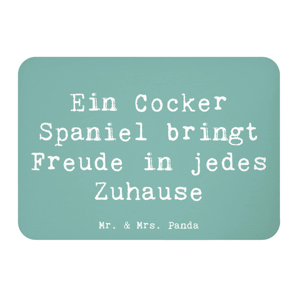 Magnet Saying Ein Cocker Spaniel bringt Freude in jedes Zuhause Souvenir Magnet, Notiz Magnet, Dekomagnet, Pinnwandmagnet, Whiteboard Magnet, Motivmagnete, Kühlschrank Dekoration, Kühlschrankmagnet, Hund, Hunderasse, Rassehund, Hundebesitzer, Geschenk, Tierfreund, Schenken, Welpe