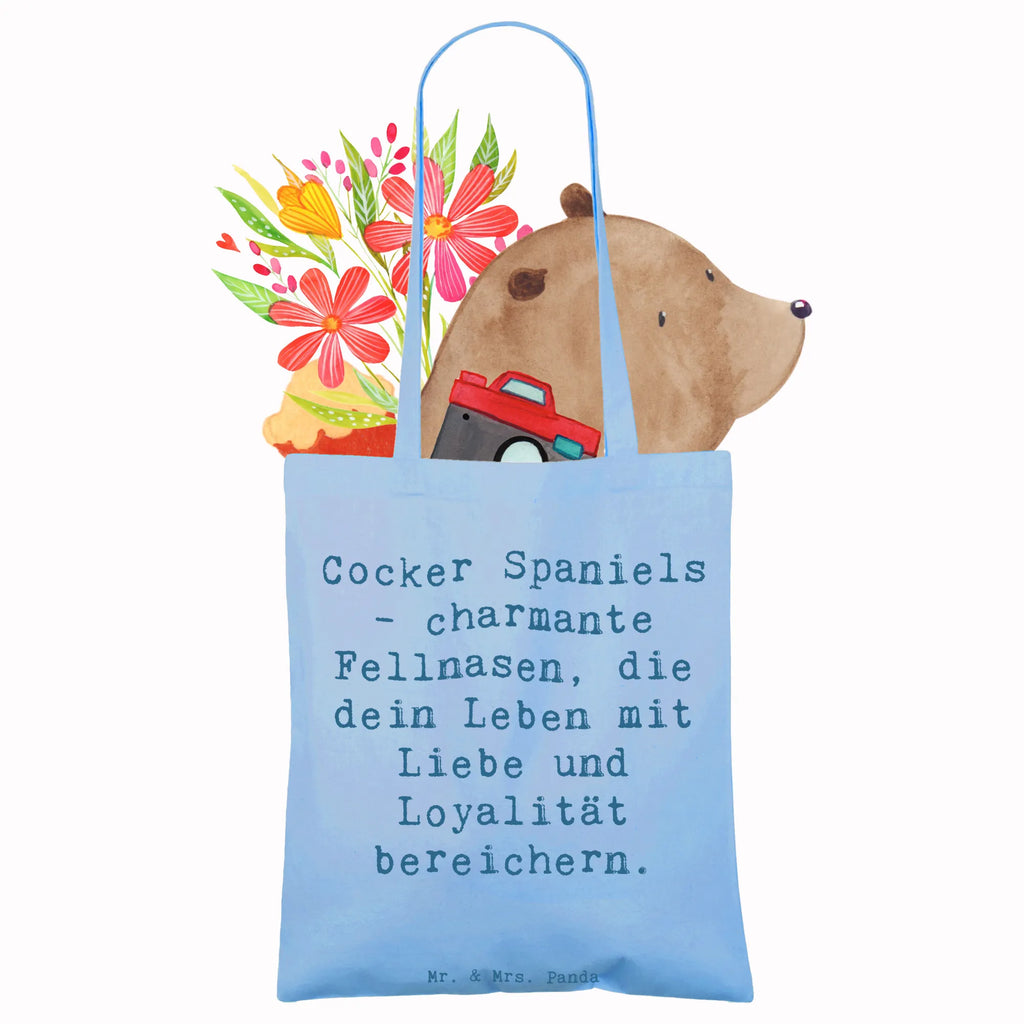 Tragetasche Spruch Cocker Spaniel Liebe Strandtasche, Einkaufstüte, Stofftasche, Einkaufstasche, Schultertasche, Umhängetasche, Beutel, Jutebeutel, Stoffbeutel, Jutetasche, Badetasche, Tragetasche, Tasche, Shopper, Laptoptasche, Beuteltasche, Hund, Hunderasse, Rassehund, Hundebesitzer, Geschenk, Tierfreund, Schenken, Welpe