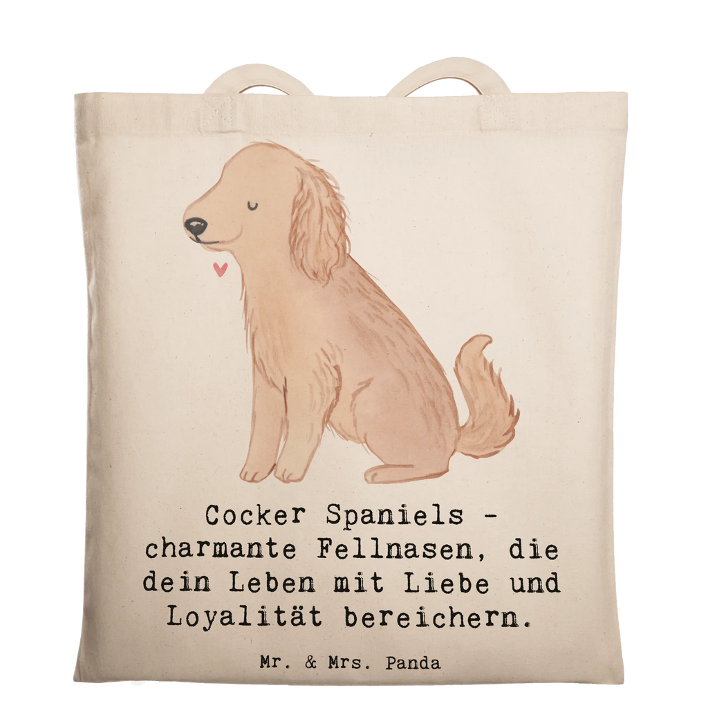 Tote bag Cocker Spaniels - charmante Fellnasen, die dein Leben mit Liebe und Loyalität bereichern. Tasche, Einkaufstüte, Stofftasche, Umhängetasche, Tragetasche, Stoffbeutel, Einkaufstasche, Shopper, Laptoptasche, Badetasche, Beutel, Jutebeutel, Beuteltasche, Strandtasche, Jutetasche, Schultertasche, Hund, Hunderasse, Rassehund, Hundebesitzer, Geschenk, Tierfreund, Schenken, Welpe