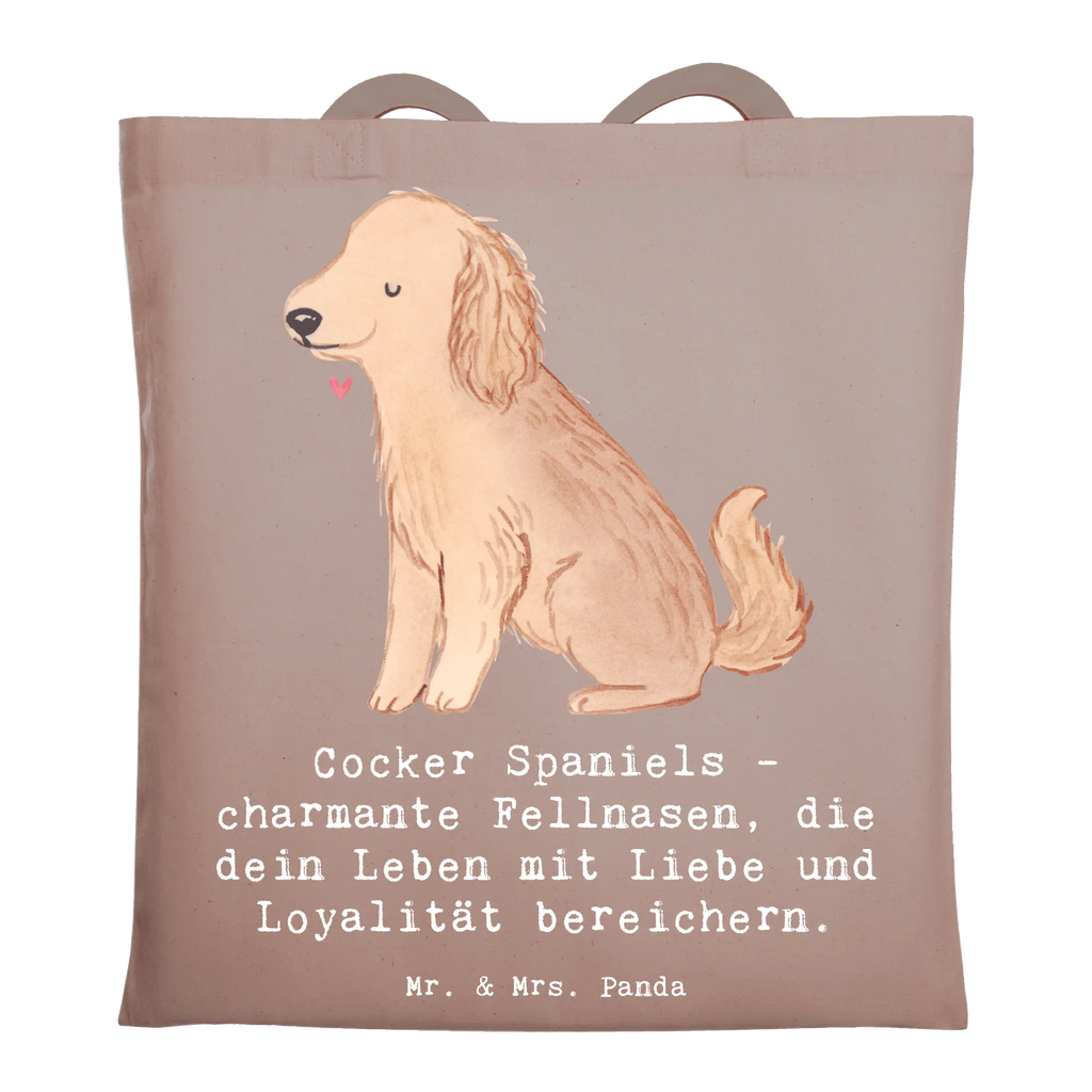 Tote bag Cocker Spaniels - charmante Fellnasen, die dein Leben mit Liebe und Loyalität bereichern. Tasche, Einkaufstüte, Stofftasche, Umhängetasche, Tragetasche, Stoffbeutel, Einkaufstasche, Shopper, Laptoptasche, Badetasche, Beutel, Jutebeutel, Beuteltasche, Strandtasche, Jutetasche, Schultertasche, Hund, Hunderasse, Rassehund, Hundebesitzer, Geschenk, Tierfreund, Schenken, Welpe