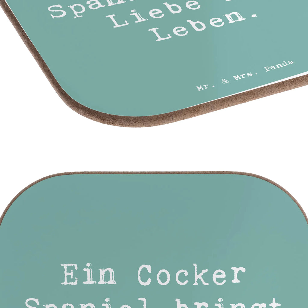 Square coaster Saying Ein Cocker Spaniel bringt Liebe ins Leben. Untersetzer, Holzuntersetzer, Tassen Untersetzer, Getränkeuntersetzer, Glasuntersetzer, Untersetzer Gläser, Bierdeckel, Untersetzer aus Holz, Untersetzer Holz, Untersetzer Design, Korkuntersetzer, Untersetzer für Gläser, Hund, Hunderasse, Rassehund, Hundebesitzer, Geschenk, Tierfreund, Schenken, Welpe