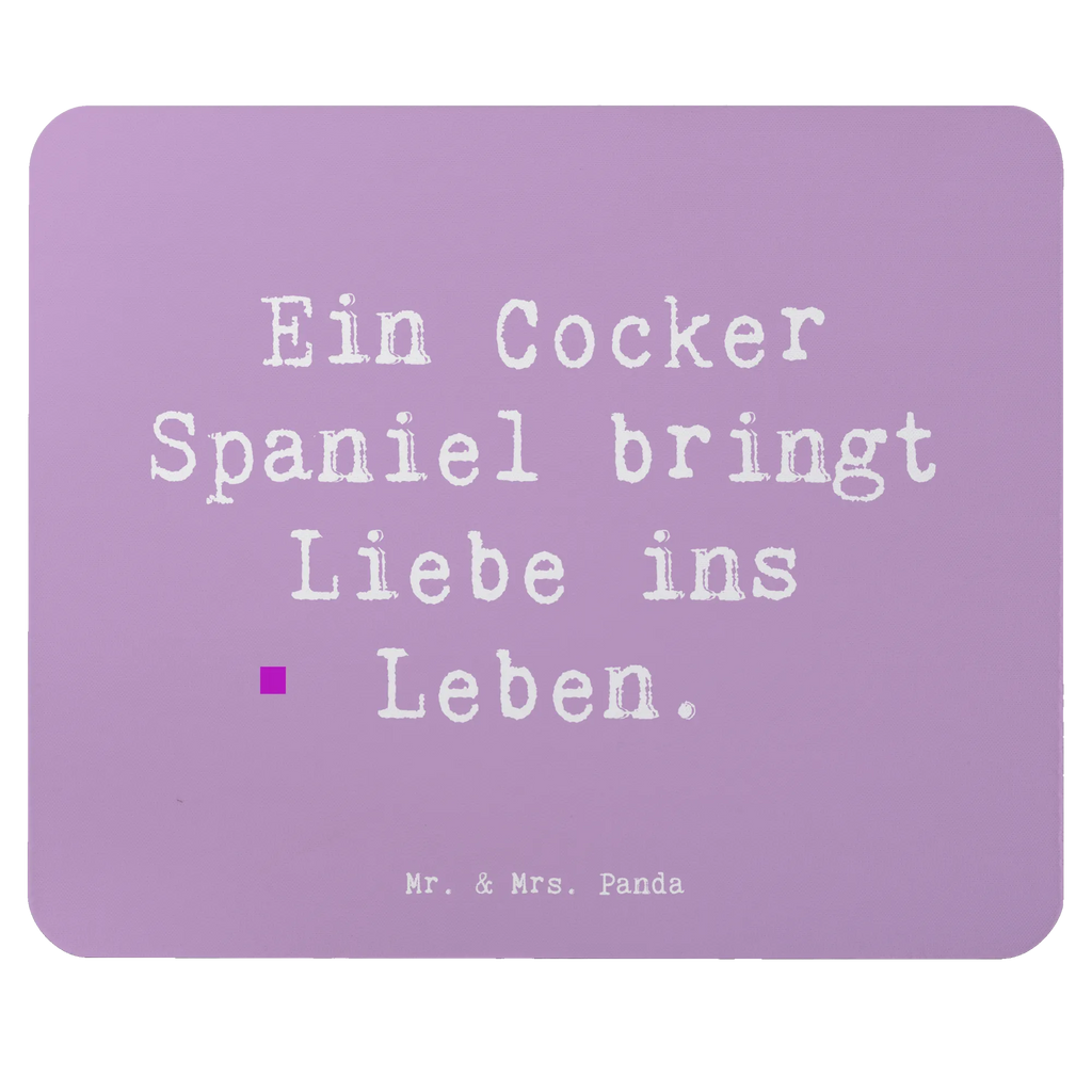 Mouse mat Saying Ein Cocker Spaniel bringt Liebe ins Leben. Arbeitszimmer, Mauspad, Mauspad Büro, Büroausstattung, Einzigartiges Mauspad, Designer Mauspad, PC Zubehör, Mousepad, Computer zubehör, Mausunterlage, Hund, Hunderasse, Rassehund, Hundebesitzer, Geschenk, Tierfreund, Schenken, Welpe