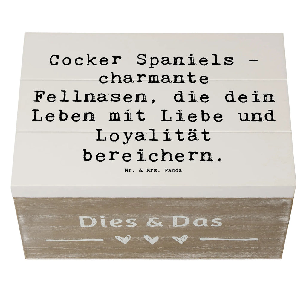 Holzkiste Spruch Cocker Spaniel Liebe Truhe, Kiste, Erinnerungskiste, Schatulle, Dekokiste, Geschenkdose, XXL, Geschenkbox, Holzkiste, Aufbewahrungsbox, Schatzkiste, Erinnerungsbox, Hund, Hunderasse, Rassehund, Hundebesitzer, Geschenk, Tierfreund, Schenken, Welpe