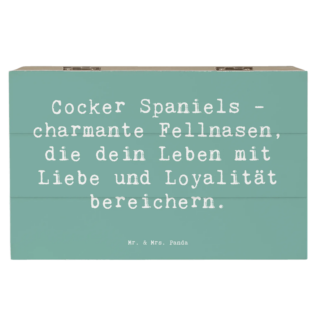 Holzkiste Spruch Cocker Spaniel Liebe Truhe, Kiste, Erinnerungskiste, Schatulle, Dekokiste, Geschenkdose, XXL, Geschenkbox, Holzkiste, Aufbewahrungsbox, Schatzkiste, Erinnerungsbox, Hund, Hunderasse, Rassehund, Hundebesitzer, Geschenk, Tierfreund, Schenken, Welpe