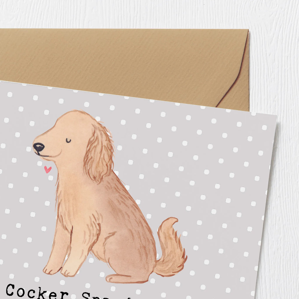 Deluxe Karte Cocker Spaniel Liebe Geburtstagskarte, Grußkarte, Klappkarte, Hochzeitskarte, Hochwertige Klappkarte, Karte, Hochwertige Grußkarte, Einladungskarte, Glückwunschkarte, Hund, Hunderasse, Rassehund, Hundebesitzer, Geschenk, Tierfreund, Schenken, Welpe