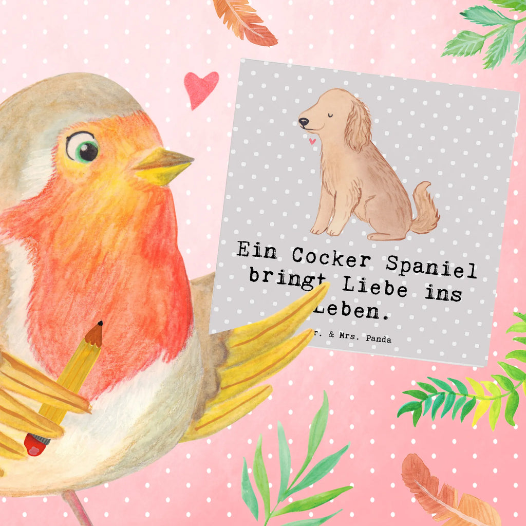 Deluxe Karte Liebe Cocker Spaniel Karte, Grußkarte, Hochzeitskarte, Einladungskarte, Glückwunschkarte, Klappkarte, Hochwertige Grußkarte, Geburtstagskarte, Hochwertige Klappkarte, Hund, Hunderasse, Rassehund, Hundebesitzer, Geschenk, Tierfreund, Schenken, Welpe