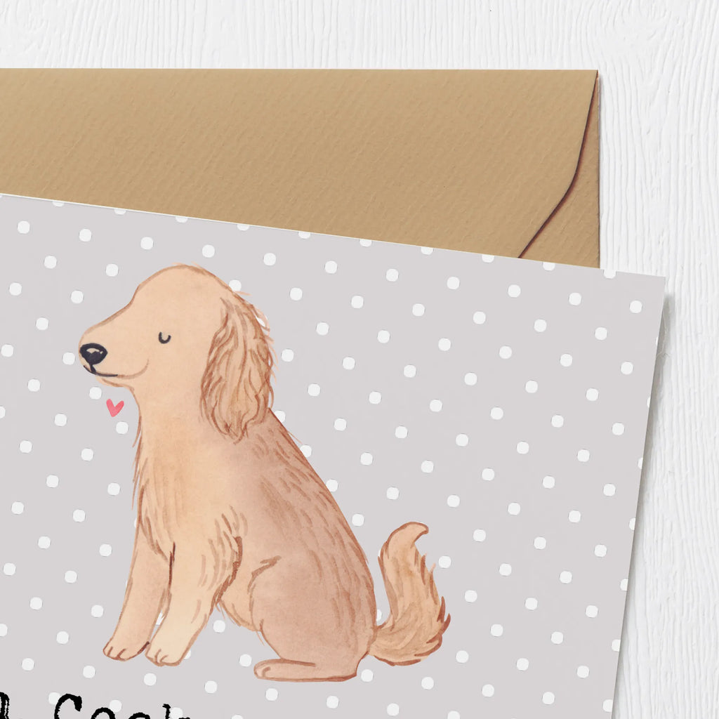Deluxe Karte Liebe Cocker Spaniel Karte, Grußkarte, Hochzeitskarte, Einladungskarte, Glückwunschkarte, Klappkarte, Hochwertige Grußkarte, Geburtstagskarte, Hochwertige Klappkarte, Hund, Hunderasse, Rassehund, Hundebesitzer, Geschenk, Tierfreund, Schenken, Welpe