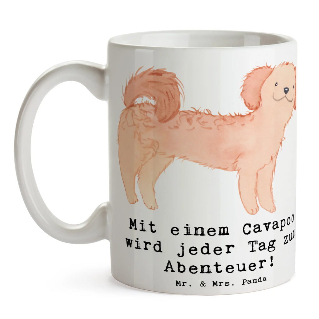 Tasse Cavapoo Abenteuer Tasse mit Motiven, Teetasse, Porzellantasse, Geschenktasse, Kaffeetasse, Tasse mit Zitaten, Keramiktasse, Tasse, Bürotasse, Hund, Hunderasse, Rassehund, Hundebesitzer, Geschenk, Tierfreund, Schenken, Welpe