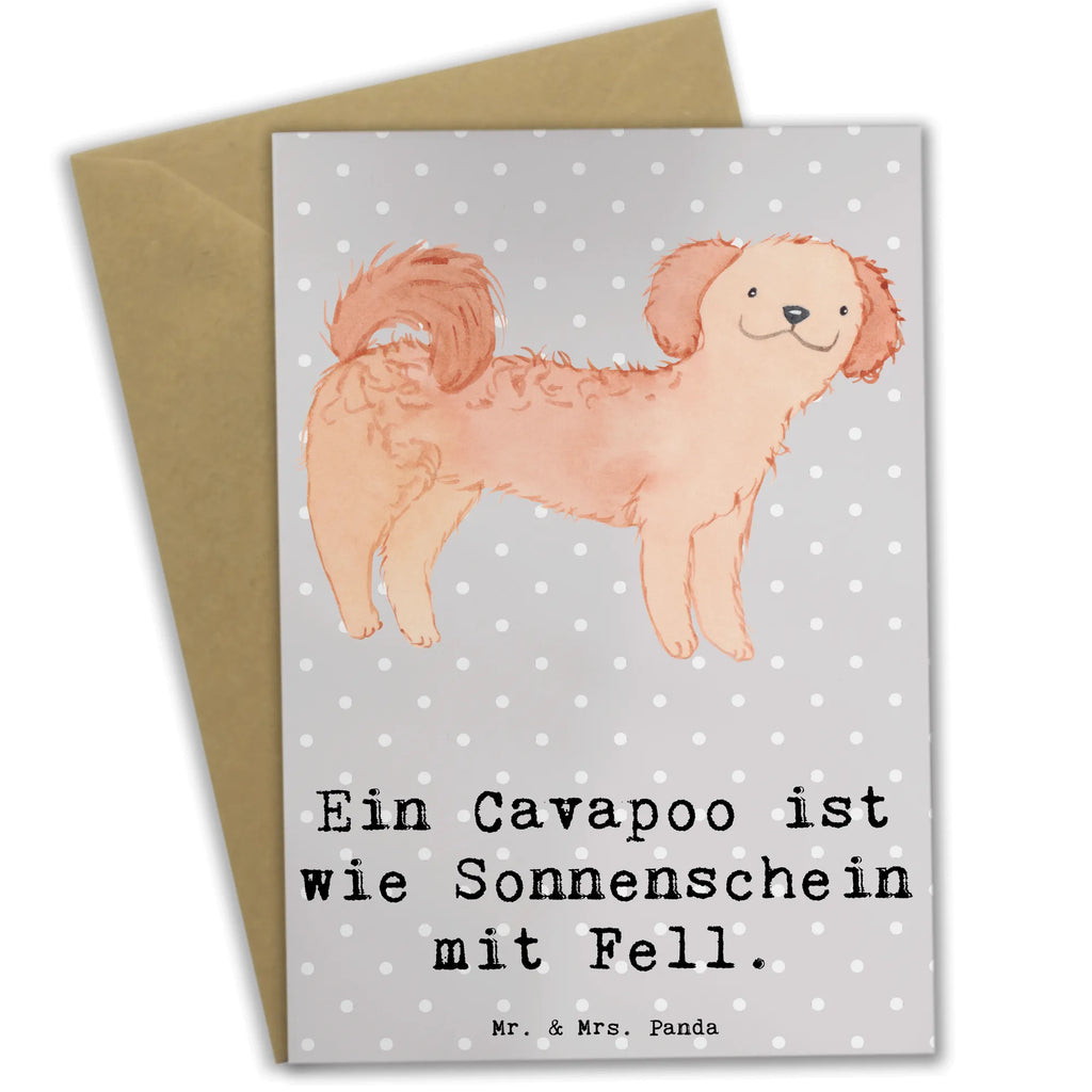 Greetings card Ein Cavapoo ist wie Sonnenschein mit Fell. Einladungskarte, Ansichtskarten, Geburtstagskarte, Hochzeitskarte, Karte, Grußkarte, Klappkarte, Glückwunschkarte, Hund, Hunderasse, Rassehund, Hundebesitzer, Geschenk, Tierfreund, Schenken, Welpe