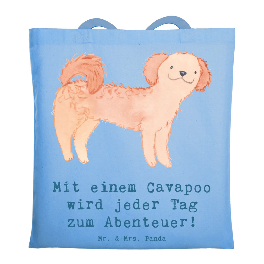 Tragetasche Cavapoo Abenteuer Stoffbeutel, Laptoptasche, Beuteltasche, Shopper, Strandtasche, Schultertasche, Umhängetasche, Einkaufstasche, Jutebeutel, Badetasche, Beutel, Einkaufstüte, Jutetasche, Tragetasche, Tasche, Stofftasche, Hund, Hunderasse, Rassehund, Hundebesitzer, Geschenk, Tierfreund, Schenken, Welpe