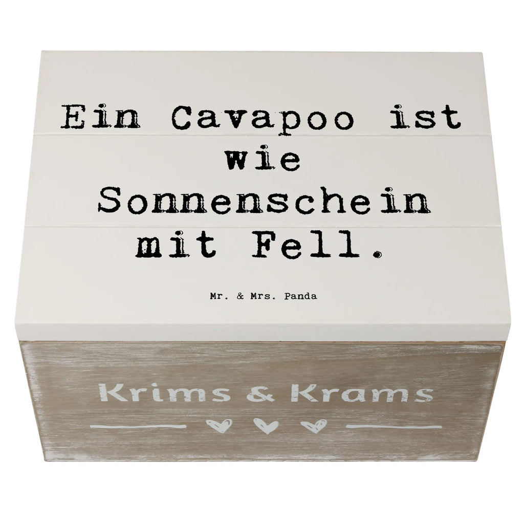 Wooden chest Saying Ein Cavapoo ist wie Sonnenschein mit Fell. Schatzkiste, Geschenkdose, Truhe, Kiste, Aufbewahrungsbox, Dekokiste, Erinnerungsbox, Erinnerungskiste, XXL, Geschenkbox, Schatulle, Holzkiste, Hund, Hunderasse, Rassehund, Hundebesitzer, Geschenk, Tierfreund, Schenken, Welpe