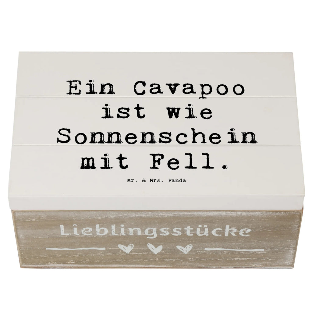 Wooden chest Saying Ein Cavapoo ist wie Sonnenschein mit Fell. Schatzkiste, Geschenkdose, Truhe, Kiste, Aufbewahrungsbox, Dekokiste, Erinnerungsbox, Erinnerungskiste, XXL, Geschenkbox, Schatulle, Holzkiste, Hund, Hunderasse, Rassehund, Hundebesitzer, Geschenk, Tierfreund, Schenken, Welpe