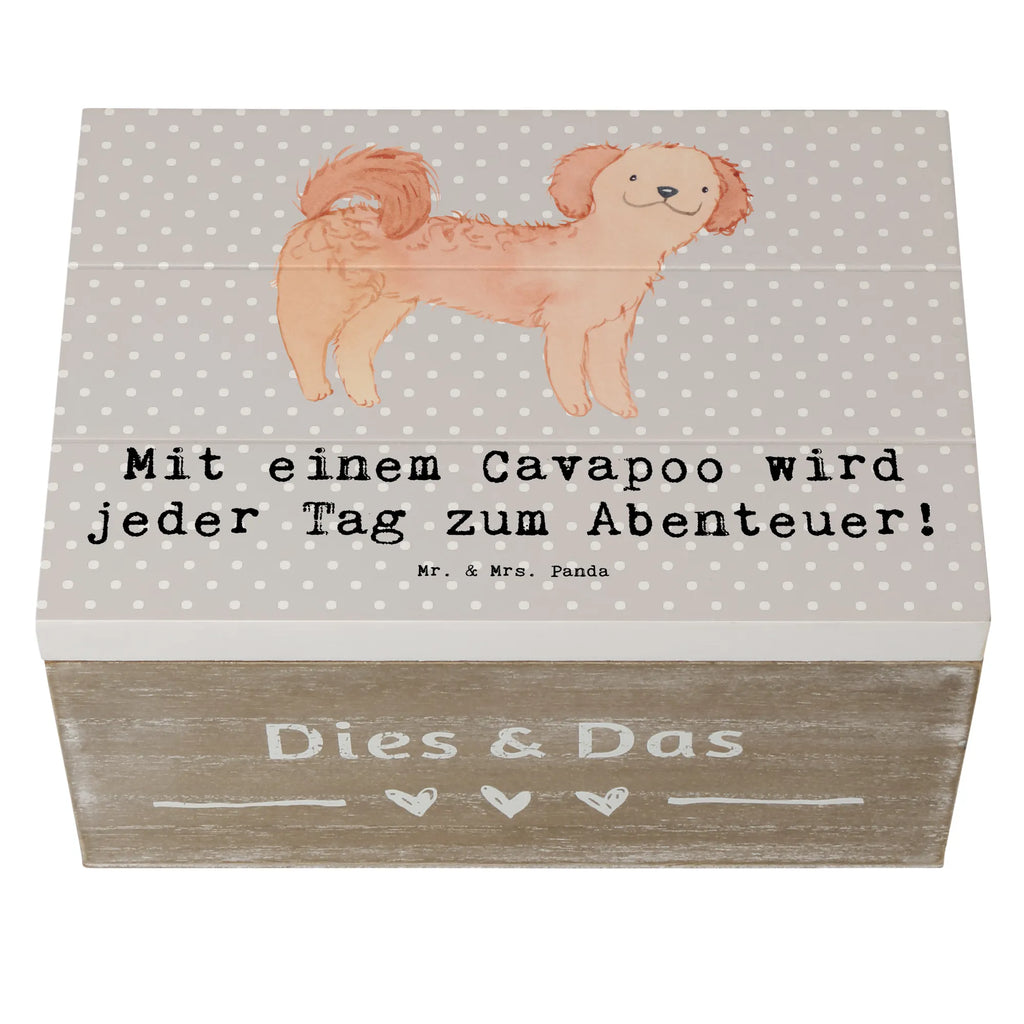 Holzkiste Cavapoo Abenteuer Geschenkdose, Schatzkiste, Truhe, Erinnerungskiste, Schatulle, Dekokiste, Aufbewahrungsbox, Kiste, Geschenkbox, Erinnerungsbox, Holzkiste, XXL, Hund, Hunderasse, Rassehund, Hundebesitzer, Geschenk, Tierfreund, Schenken, Welpe