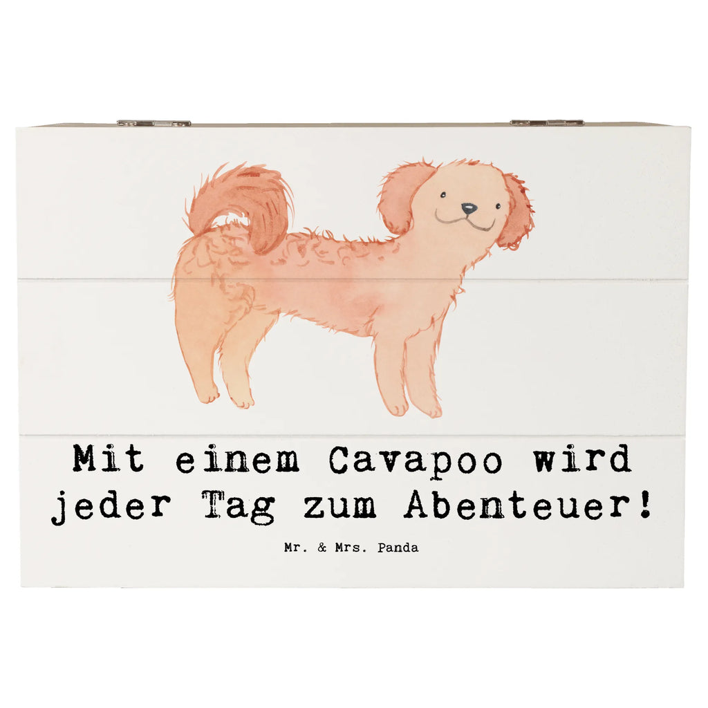 Holzkiste Cavapoo Abenteuer Geschenkdose, Schatzkiste, Truhe, Erinnerungskiste, Schatulle, Dekokiste, Aufbewahrungsbox, Kiste, Geschenkbox, Erinnerungsbox, Holzkiste, XXL, Hund, Hunderasse, Rassehund, Hundebesitzer, Geschenk, Tierfreund, Schenken, Welpe