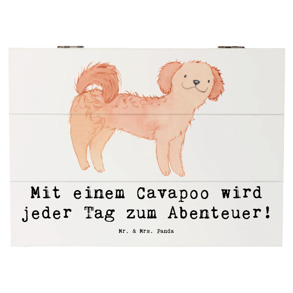 Holzkiste Cavapoo Abenteuer Geschenkdose, Schatzkiste, Truhe, Erinnerungskiste, Schatulle, Dekokiste, Aufbewahrungsbox, Kiste, Geschenkbox, Erinnerungsbox, Holzkiste, XXL, Hund, Hunderasse, Rassehund, Hundebesitzer, Geschenk, Tierfreund, Schenken, Welpe