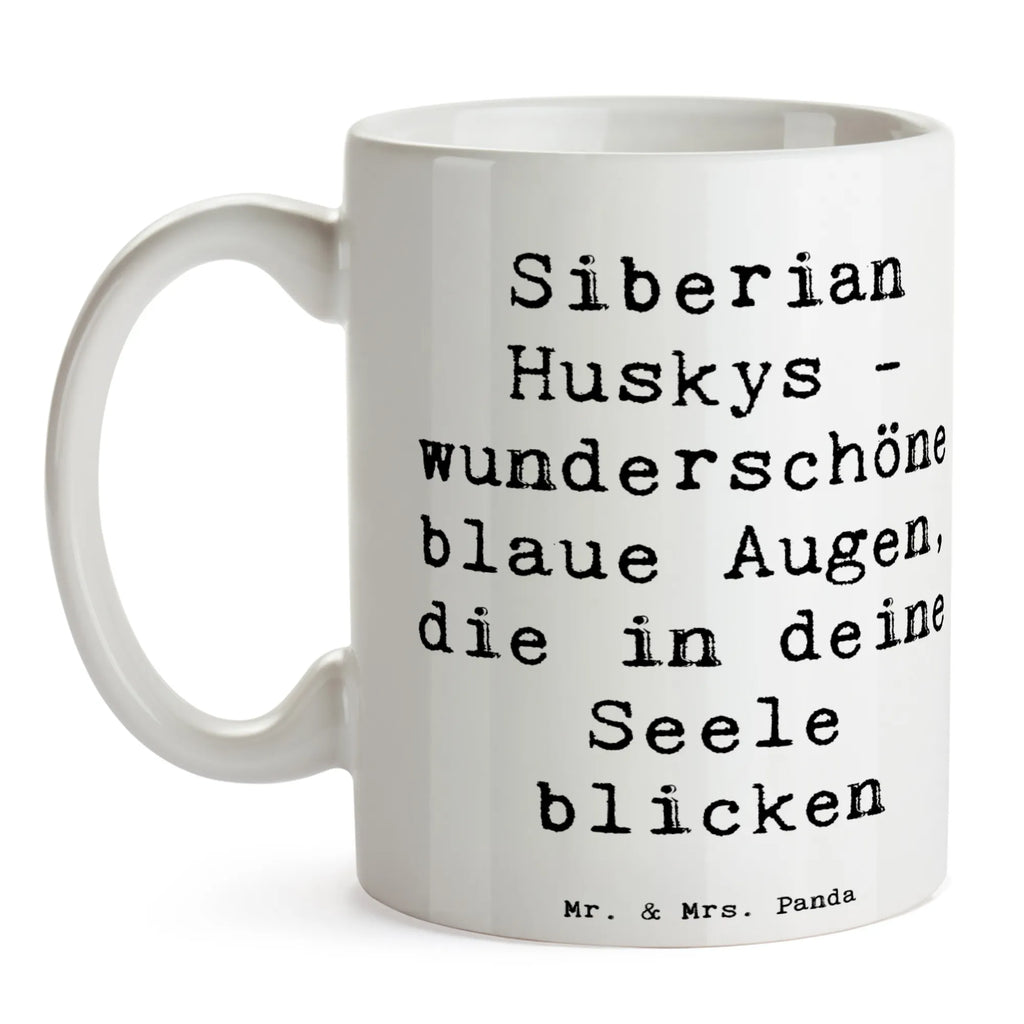 Tasse Spruch Siberian Husky Augenzauber Tasse mit Zitaten, Tasse mit Motiven, Tasse, Bürotasse, Kaffeetasse, Keramiktasse, Porzellantasse, Geschenktasse, Teetasse, Hund, Hunderasse, Rassehund, Hundebesitzer, Geschenk, Tierfreund, Schenken, Welpe