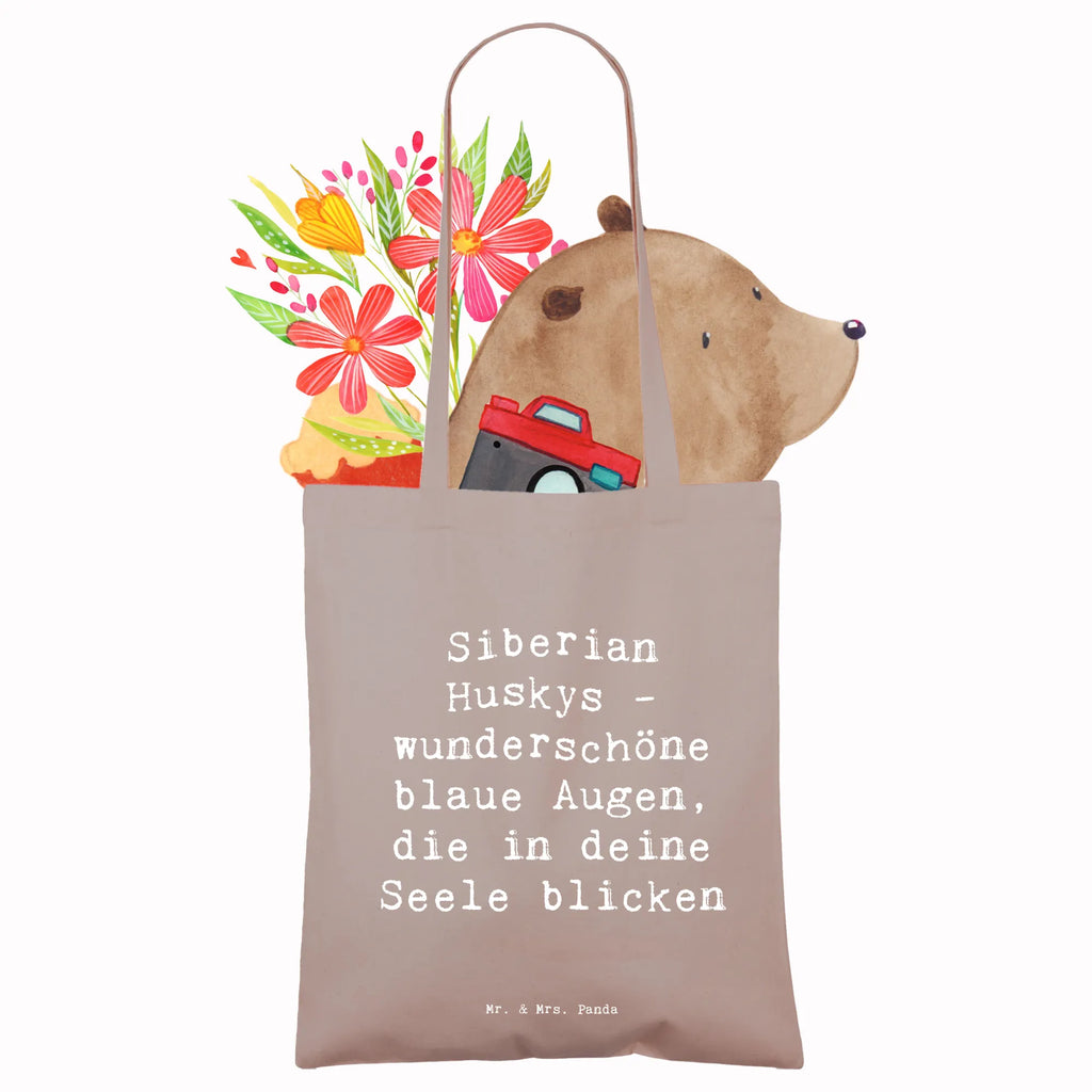 Tote bag Saying Siberian Huskys - wunderschöne blaue Augen, die in deine Seele blicken Schultertasche, Einkaufstasche, Umhängetasche, Beutel, Jutebeutel, Stoffbeutel, Badetasche, Strandtasche, Stofftasche, Beuteltasche, Jutetasche, Einkaufstüte, Tragetasche, Laptoptasche, Shopper, Tasche, Hund, Hunderasse, Rassehund, Hundebesitzer, Geschenk, Tierfreund, Schenken, Welpe
