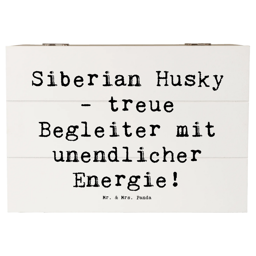 Holzkiste Spruch Siberian Husky Energie XXL, Schatzkiste, Erinnerungskiste, Schatulle, Geschenkdose, Geschenkbox, Truhe, Holzkiste, Kiste, Erinnerungsbox, Aufbewahrungsbox, Dekokiste, Hund, Hunderasse, Rassehund, Hundebesitzer, Geschenk, Tierfreund, Schenken, Welpe