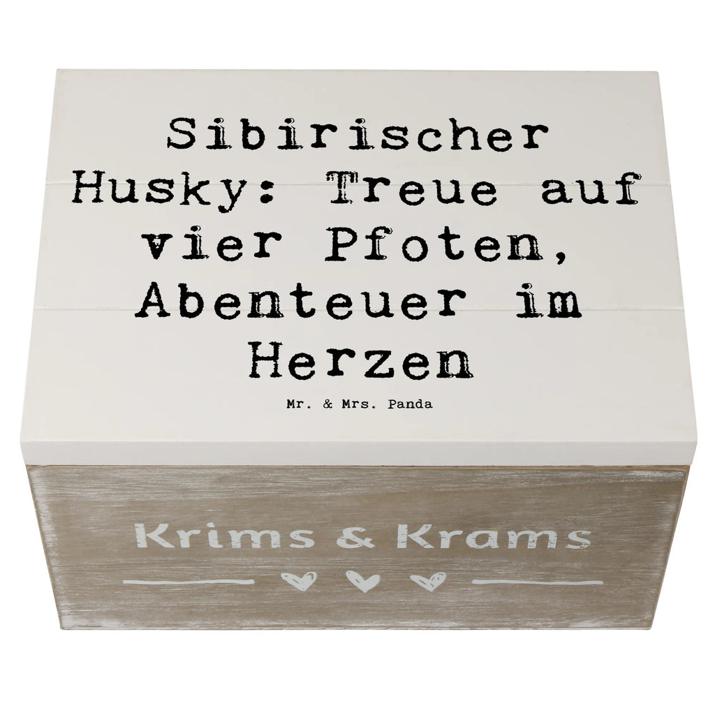 Holzkiste Spruch Sibirischer Husky Erinnerungskiste, Holzkiste, Kiste, Geschenkbox, Erinnerungsbox, XXL, Dekokiste, Schatulle, Aufbewahrungsbox, Truhe, Geschenkdose, Schatzkiste, Hund, Hunderasse, Rassehund, Hundebesitzer, Geschenk, Tierfreund, Schenken, Welpe