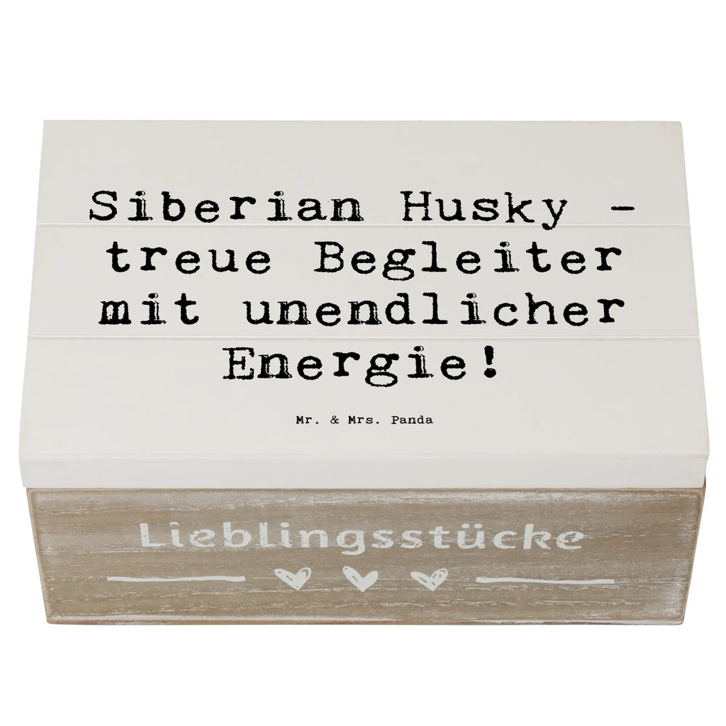 Holzkiste Spruch Siberian Husky Energie XXL, Schatzkiste, Erinnerungskiste, Schatulle, Geschenkdose, Geschenkbox, Truhe, Holzkiste, Kiste, Erinnerungsbox, Aufbewahrungsbox, Dekokiste, Hund, Hunderasse, Rassehund, Hundebesitzer, Geschenk, Tierfreund, Schenken, Welpe