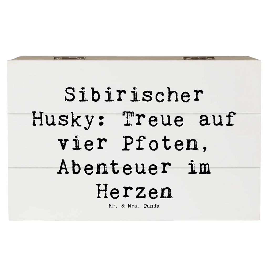 Holzkiste Spruch Sibirischer Husky Erinnerungskiste, Holzkiste, Kiste, Geschenkbox, Erinnerungsbox, XXL, Dekokiste, Schatulle, Aufbewahrungsbox, Truhe, Geschenkdose, Schatzkiste, Hund, Hunderasse, Rassehund, Hundebesitzer, Geschenk, Tierfreund, Schenken, Welpe