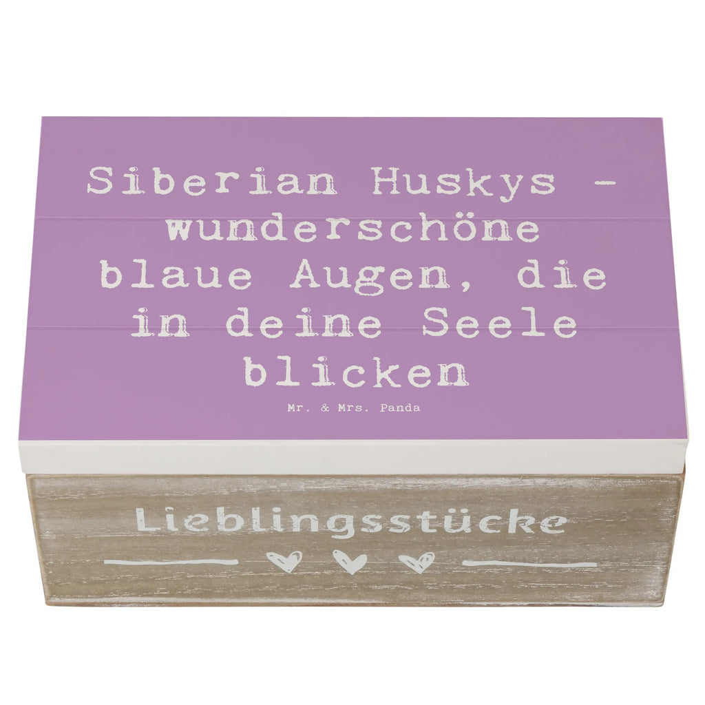Holzkiste Spruch Siberian Husky Augenzauber Erinnerungskiste, Geschenkbox, Geschenkdose, Kiste, Truhe, Dekokiste, Schatulle, XXL, Holzkiste, Aufbewahrungsbox, Erinnerungsbox, Schatzkiste, Hund, Hunderasse, Rassehund, Hundebesitzer, Geschenk, Tierfreund, Schenken, Welpe