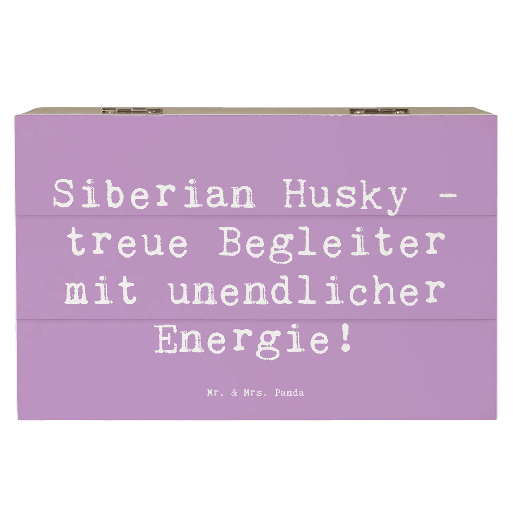 Holzkiste Spruch Siberian Husky Energie XXL, Schatzkiste, Erinnerungskiste, Schatulle, Geschenkdose, Geschenkbox, Truhe, Holzkiste, Kiste, Erinnerungsbox, Aufbewahrungsbox, Dekokiste, Hund, Hunderasse, Rassehund, Hundebesitzer, Geschenk, Tierfreund, Schenken, Welpe