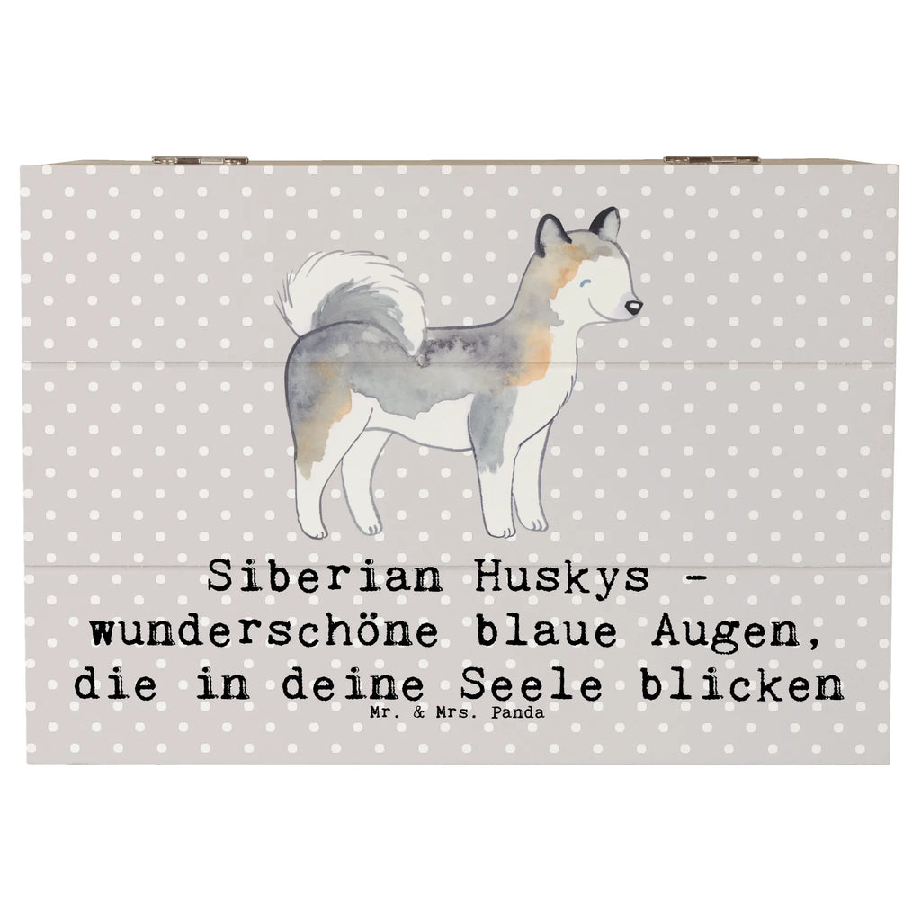 Holzkiste Siberian Husky Augenzauber Erinnerungskiste, Schatzkiste, Erinnerungsbox, Geschenkbox, Dekokiste, Aufbewahrungsbox, XXL, Truhe, Kiste, Schatulle, Geschenkdose, Holzkiste, Hund, Hunderasse, Rassehund, Hundebesitzer, Geschenk, Tierfreund, Schenken, Welpe