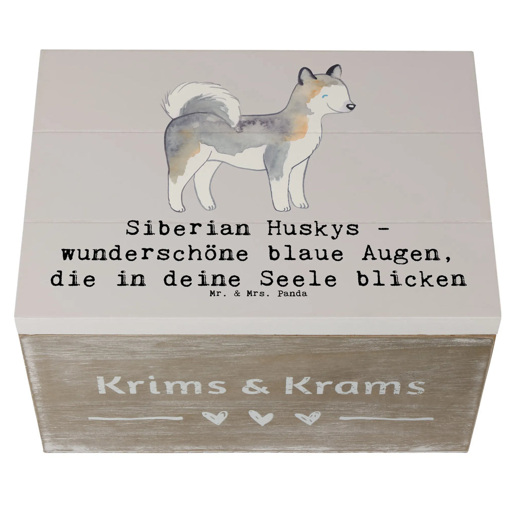 Holzkiste Siberian Husky Augenzauber Erinnerungskiste, Schatzkiste, Erinnerungsbox, Geschenkbox, Dekokiste, Aufbewahrungsbox, XXL, Truhe, Kiste, Schatulle, Geschenkdose, Holzkiste, Hund, Hunderasse, Rassehund, Hundebesitzer, Geschenk, Tierfreund, Schenken, Welpe