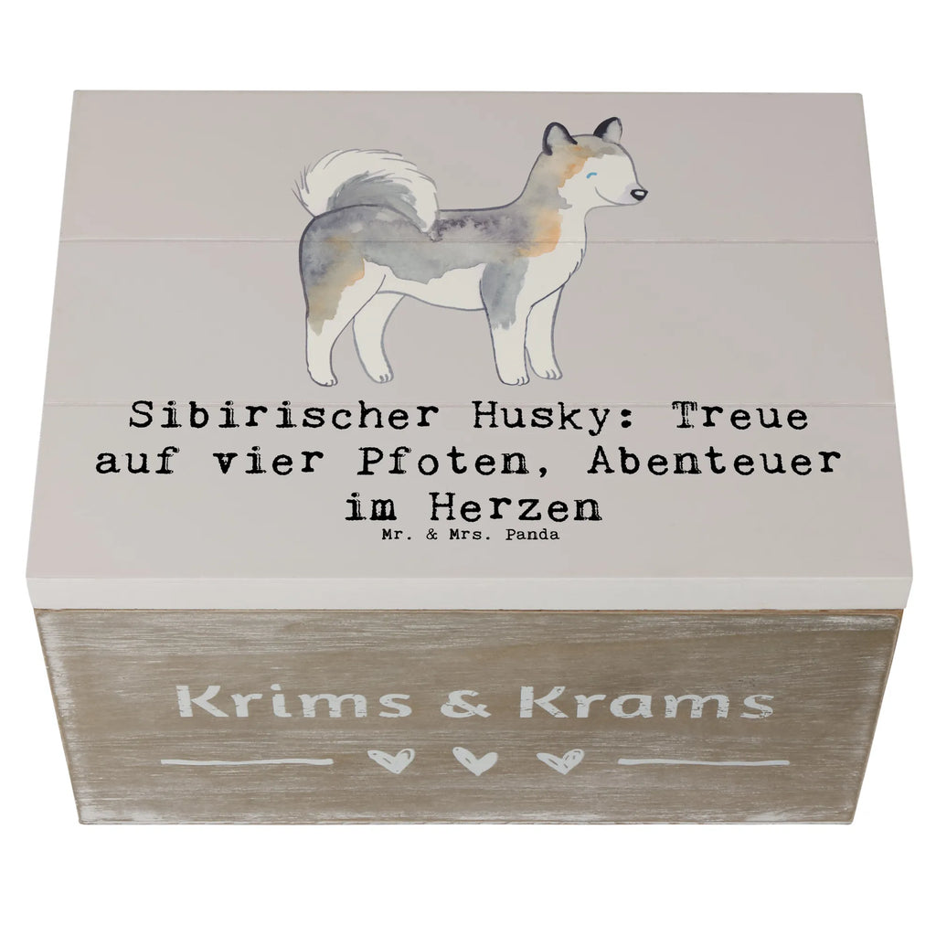 Holzkiste Sibirischer Husky Geschenkdose, Holzkiste, Schatzkiste, XXL, Dekokiste, Aufbewahrungsbox, Schatulle, Erinnerungskiste, Geschenkbox, Kiste, Truhe, Erinnerungsbox, Hund, Hunderasse, Rassehund, Hundebesitzer, Geschenk, Tierfreund, Schenken, Welpe