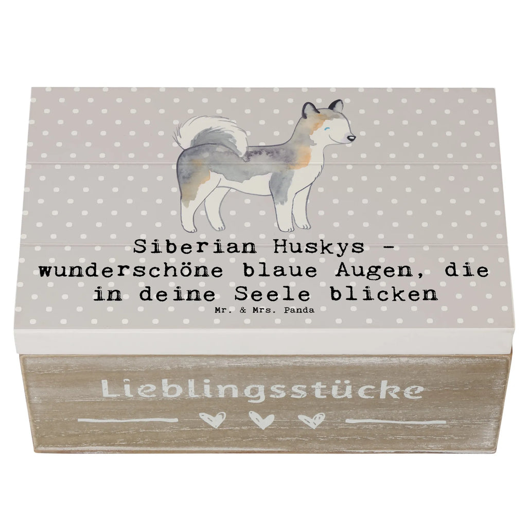 Holzkiste Siberian Husky Augenzauber Erinnerungskiste, Schatzkiste, Erinnerungsbox, Geschenkbox, Dekokiste, Aufbewahrungsbox, XXL, Truhe, Kiste, Schatulle, Geschenkdose, Holzkiste, Hund, Hunderasse, Rassehund, Hundebesitzer, Geschenk, Tierfreund, Schenken, Welpe