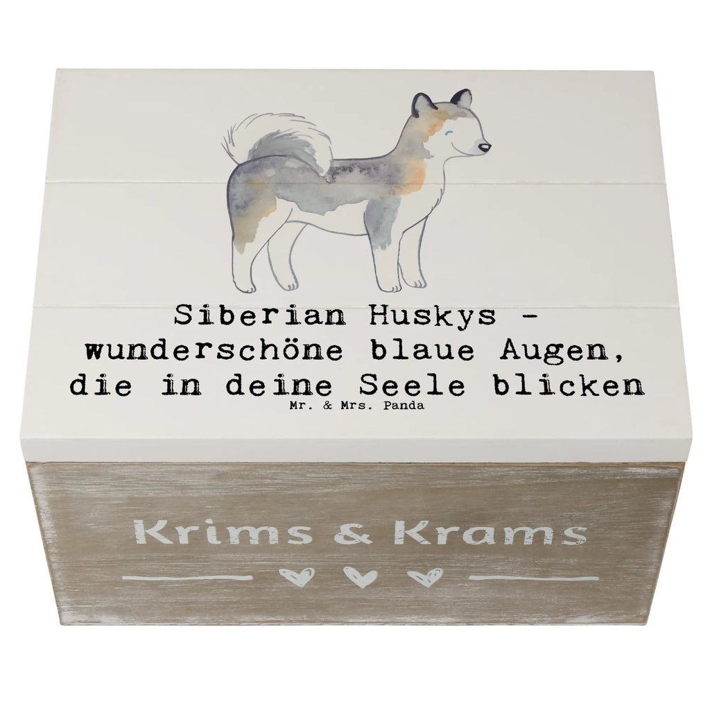 Holzkiste Siberian Husky Augenzauber Erinnerungskiste, Schatzkiste, Erinnerungsbox, Geschenkbox, Dekokiste, Aufbewahrungsbox, XXL, Truhe, Kiste, Schatulle, Geschenkdose, Holzkiste, Hund, Hunderasse, Rassehund, Hundebesitzer, Geschenk, Tierfreund, Schenken, Welpe