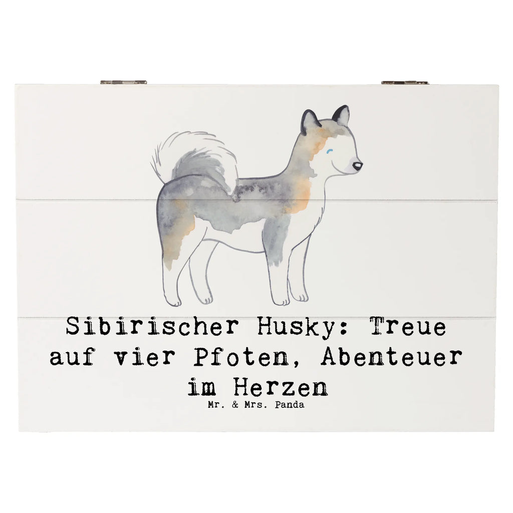 Holzkiste Sibirischer Husky Geschenkdose, Holzkiste, Schatzkiste, XXL, Dekokiste, Aufbewahrungsbox, Schatulle, Erinnerungskiste, Geschenkbox, Kiste, Truhe, Erinnerungsbox, Hund, Hunderasse, Rassehund, Hundebesitzer, Geschenk, Tierfreund, Schenken, Welpe