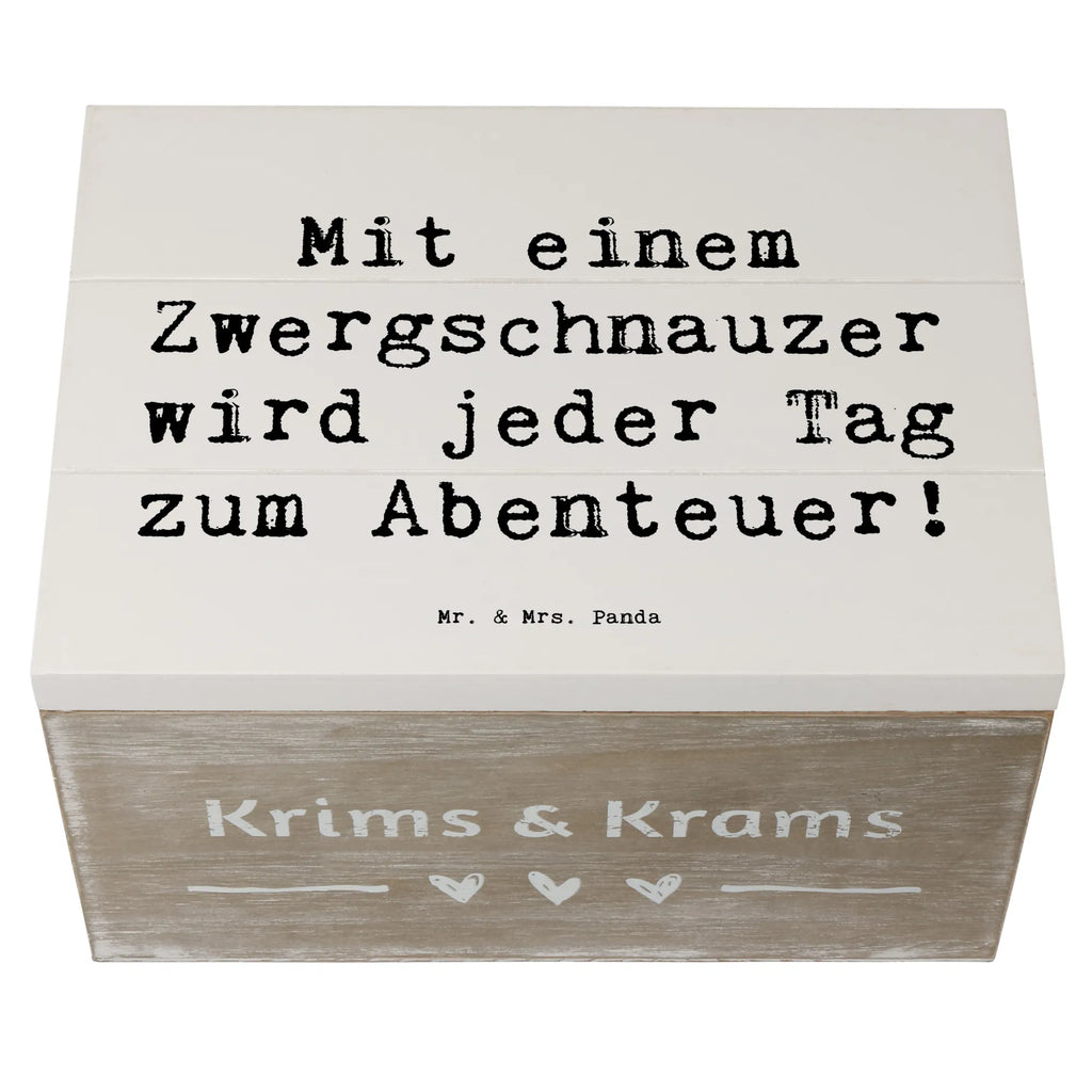 Holzkiste Spruch Zwergschnauzer Abenteuer Holzkiste, Geschenkbox, Dekokiste, Truhe, Geschenkdose, Erinnerungsbox, XXL, Erinnerungskiste, Kiste, Schatulle, Schatzkiste, Aufbewahrungsbox, Hund, Hunderasse, Rassehund, Hundebesitzer, Geschenk, Tierfreund, Schenken, Welpe