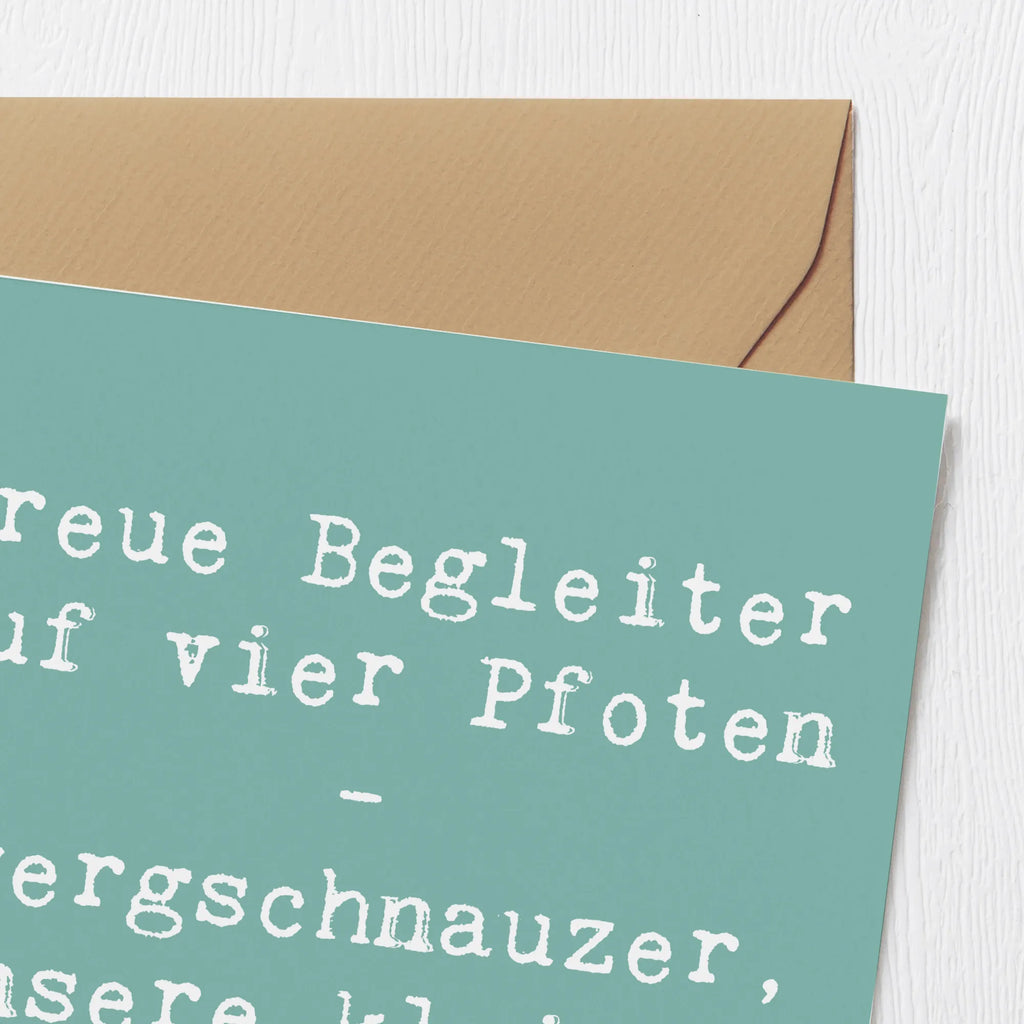 Deluxe Karte Spruch Zwergschnauzer Helden Glückwunschkarte, Grußkarte, Klappkarte, Hochwertige Klappkarte, Karte, Hochzeitskarte, Hochwertige Grußkarte, Geburtstagskarte, Einladungskarte, Hund, Hunderasse, Rassehund, Hundebesitzer, Geschenk, Tierfreund, Schenken, Welpe