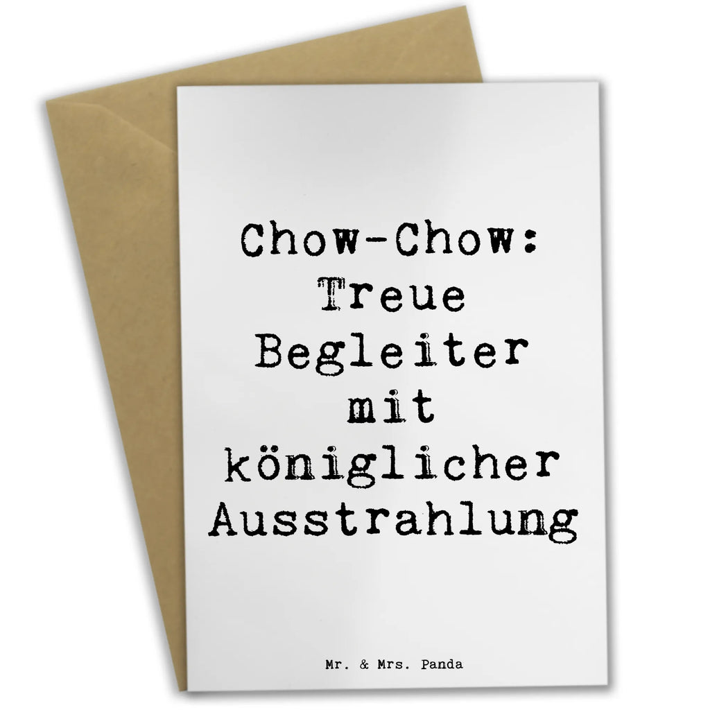 Greetings card Saying Chow-Chow: Treue Begleiter mit königlicher Ausstrahlung Ansichtskarten, Grußkarte, Geburtstagskarte, Klappkarte, Karte, Hochzeitskarte, Einladungskarte, Glückwunschkarte, Hund, Hunderasse, Rassehund, Hundebesitzer, Geschenk, Tierfreund, Schenken, Welpe