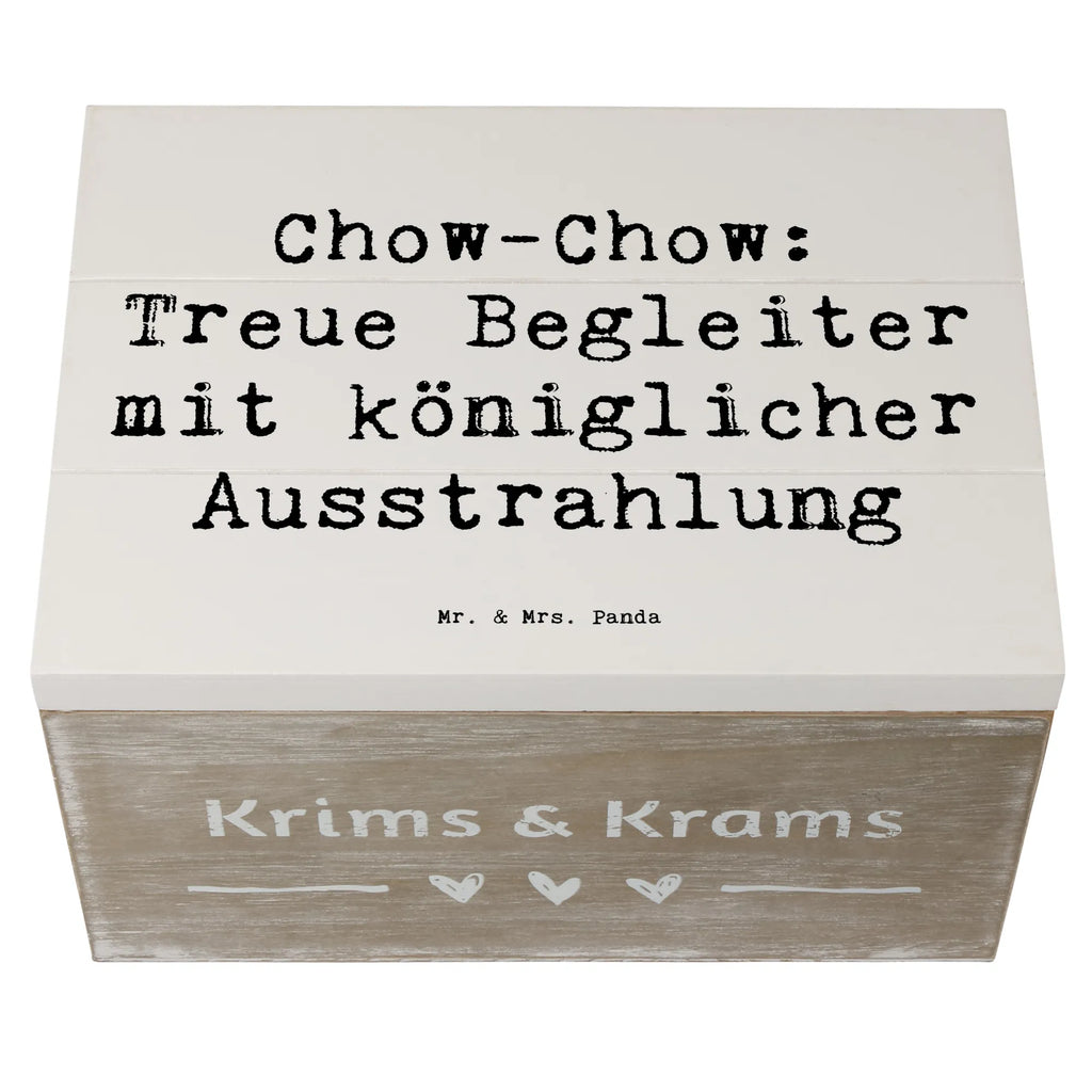 Holzkiste Spruch Chow-Chow Treue Begleiter Schatzkiste, Schatulle, Dekokiste, Geschenkbox, Truhe, Aufbewahrungsbox, Kiste, Geschenkdose, Erinnerungskiste, Erinnerungsbox, Holzkiste, XXL, Hund, Hunderasse, Rassehund, Hundebesitzer, Geschenk, Tierfreund, Schenken, Welpe